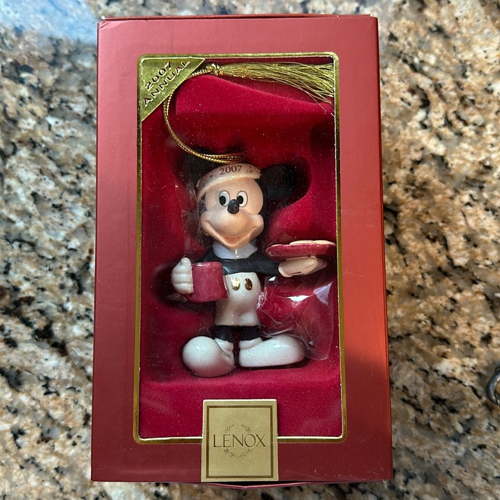Lenox Christmas ornament Mickeys Christmas Treat